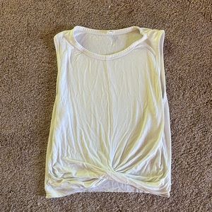 alo Yoga white top